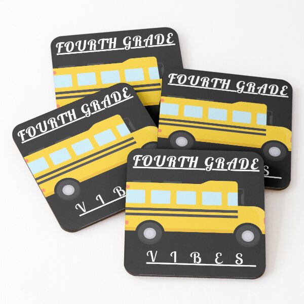Item preview, Vibes of the Fourth Grade, Hello 4th Grade, Students First Day, Back To School, Bus Graphic Tee, Youth T-Shirt designed and sold by Artistpirate 10.