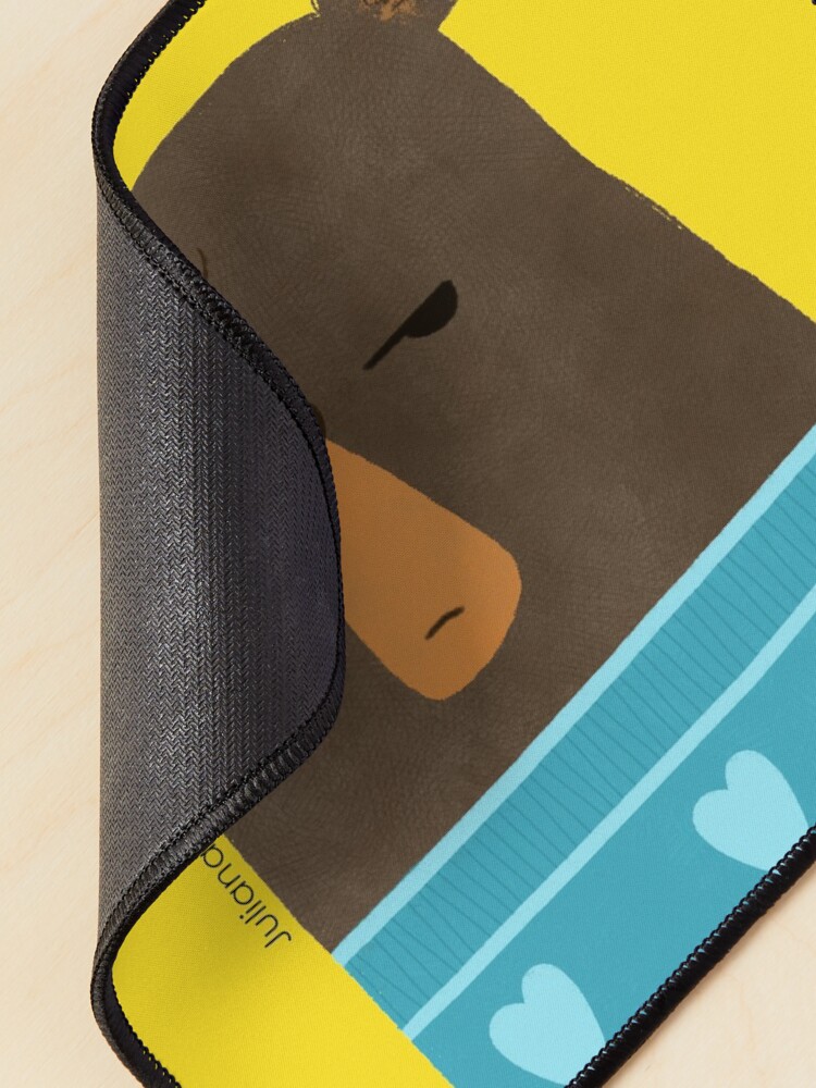Alternate view of Skeptical Bear Mouse Pad