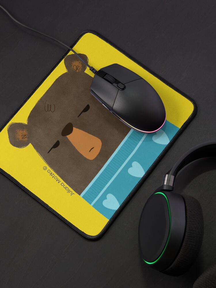 Alternate view of Skeptical Bear Mouse Pad