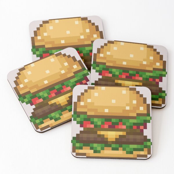 Item preview, Pixel burger designed and sold by Katuend.