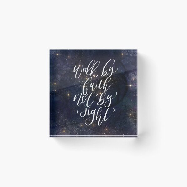 Item preview, JW Bible Verse Walk By Faith designed and sold by kuvastudio.
