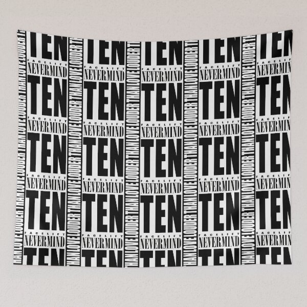 Item preview, Nevermind Ten Facelift Louder than the Sound Grunge albums White version designed and sold by jorgebld.