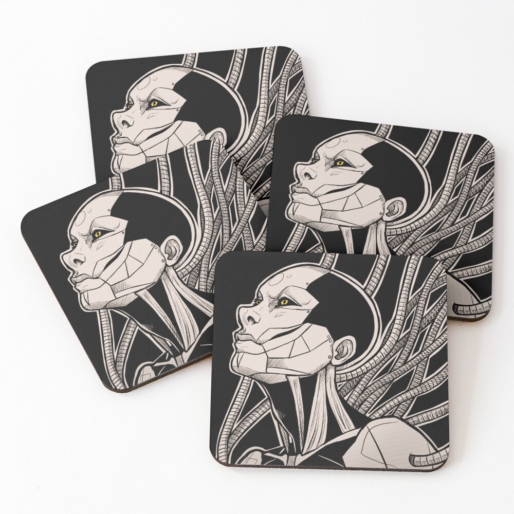 Item preview, Coasters (Set of 4) designed and sold by Skawly.