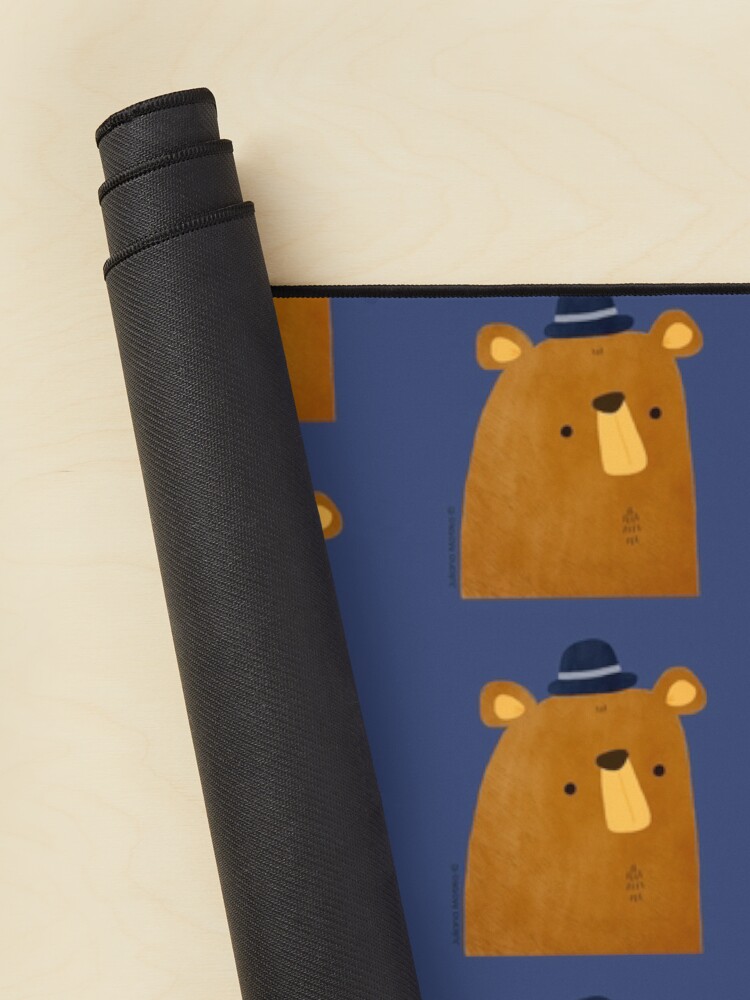 Alternate view of Bear with Hat Mouse Pad