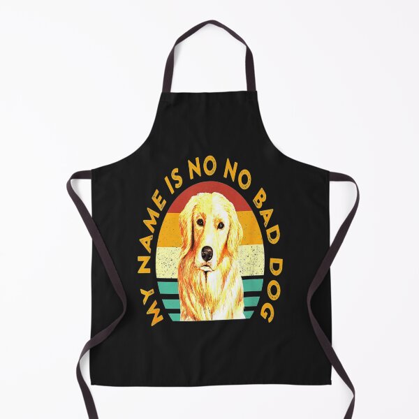 Item preview, Funny Golden Retriever Quote Meme My Name Is No No Bad Dog designed and sold by JudithPre11.