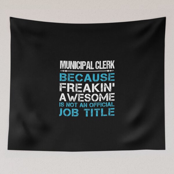 Item preview, Municipal Clerk T Shirt - Freaking Awesome Gift Item Tee designed and sold by learkemili.