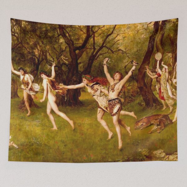 Item preview, The Maenads by John Collier designed and sold by GentlyUsedLamp.