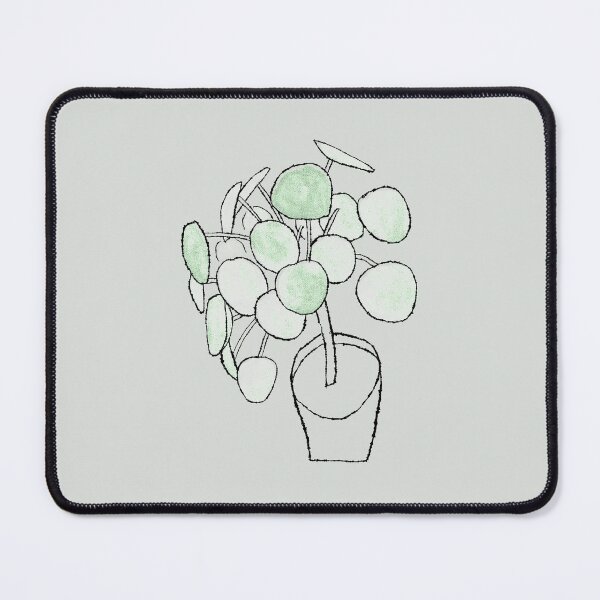 Item preview, Pilea peperomioides Houseplant Drawing designed and sold by Chee Sim.