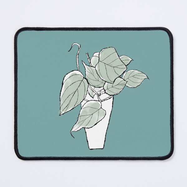 Item preview, Hand Drawn Philodendron Micans Aroid Houseplant Art designed and sold by Chee Sim.