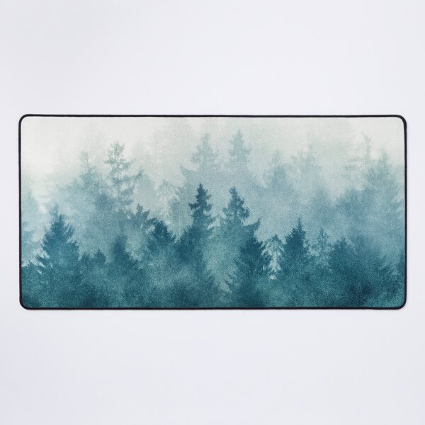 Vista previa del artículo con la obra «The Heart Of My Heart // So Far From Home In A Misty Foggy Fall Wilderness Forest», diseñado y vendido por Tordis Kayma.