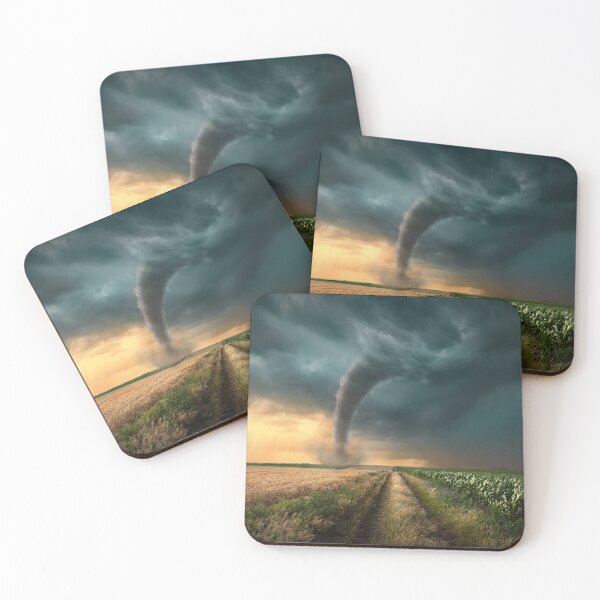 Item preview, Tornado Over Farm Field designed and sold by NoSpecialShop.