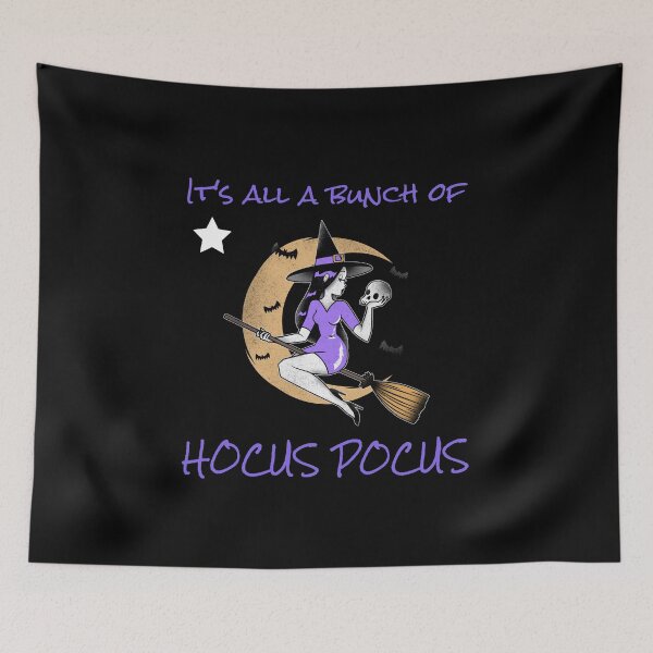 Item preview, It's All a Bunch of Hocus Pocus -- Halloween Design -- With Witch Design designed and sold by FoxyParrot.