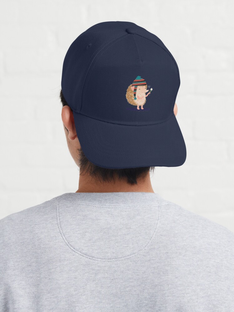 Alternate view of Hedgehog with flower Cap