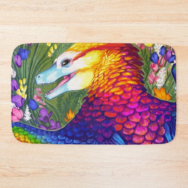 Item preview, Rainbow Pride Dinosaur designed and sold by thoughtsupnorth.