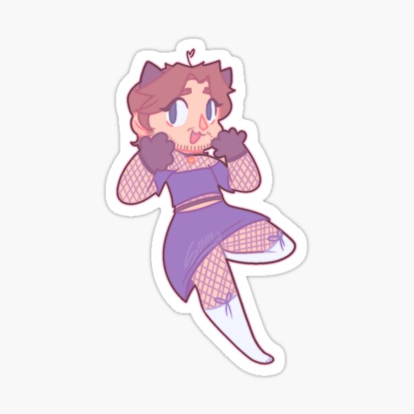 Catboy Jerma 57 King Edition Sticker For Sale By Smeefing Redbubble 3051