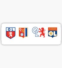 Olympique Lyonnais Logo Soccer Sticker