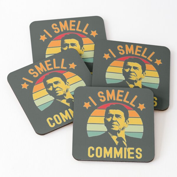 Item preview, Funny Ronald Reagan I smell commies shirt designed and sold by chanat3659.