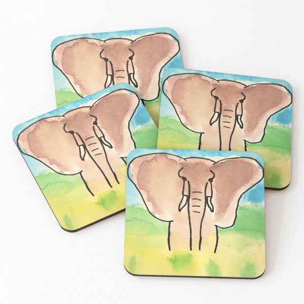 Item preview, Strength & Glory - Watercolor Gigantic Elephant designed and sold by AbicArtsStudio.