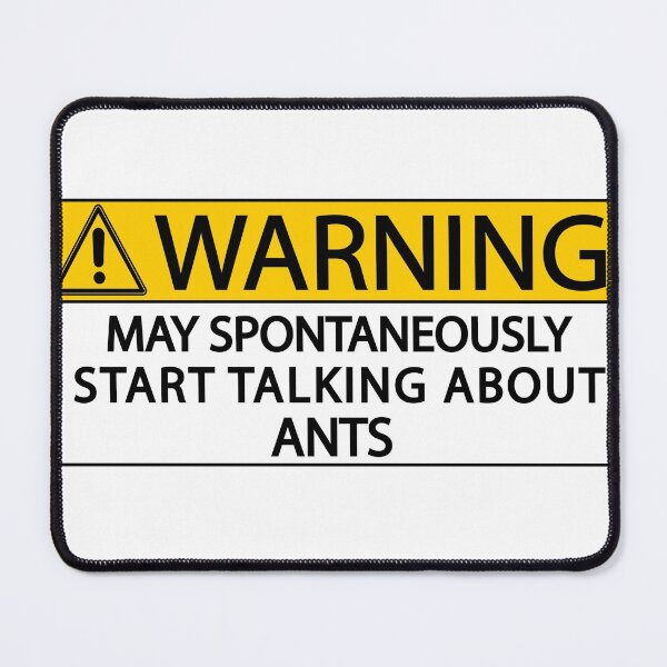Item preview, warning may spontaneously start talking about ants designed and sold by abdelhay31.