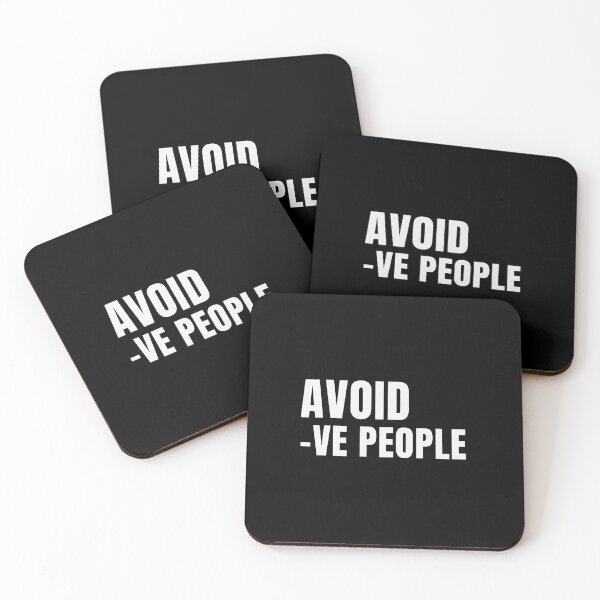 Item preview, Avoid Negative People, period designed and sold by Manoroma.