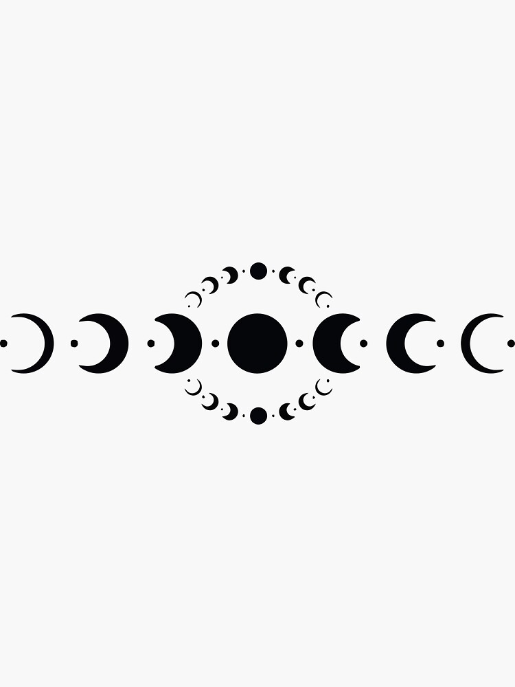 Decor, Pinterest, Moon Phases, Moon Cycle Tattoo and Cycling Tattoo