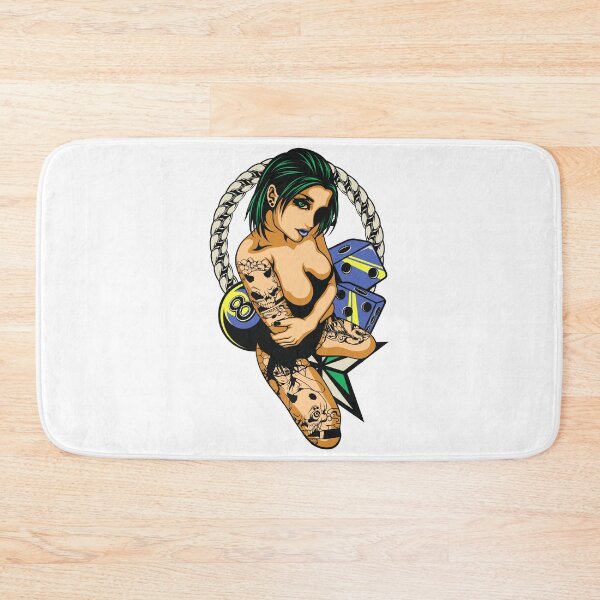 Item preview, 8 Ball Pool & Craps - Tattoo Girl  designed and sold by artorno.