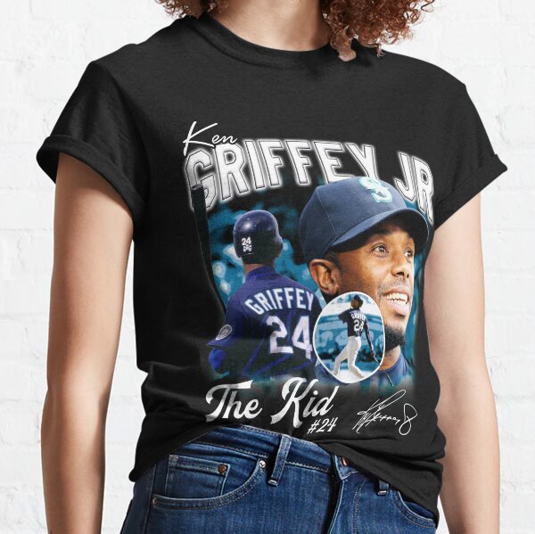 Ken Griffey Jr The Kid Baseball Vintage Signature Perfect Gift For Baseball  Lovers | Essential T-Shirt