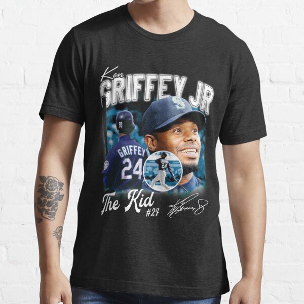 Ken Griffey Jr The Kid Baseball Vintage Signature Unisex T-Shirt - Teeruto