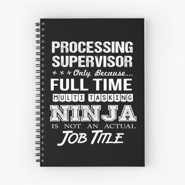 Artikelvorschau, Processing Supervisor T-Shirt - Multitasking Ninja Job Geschenkartikel Tee entworfen und verkauft von erstrudy75.