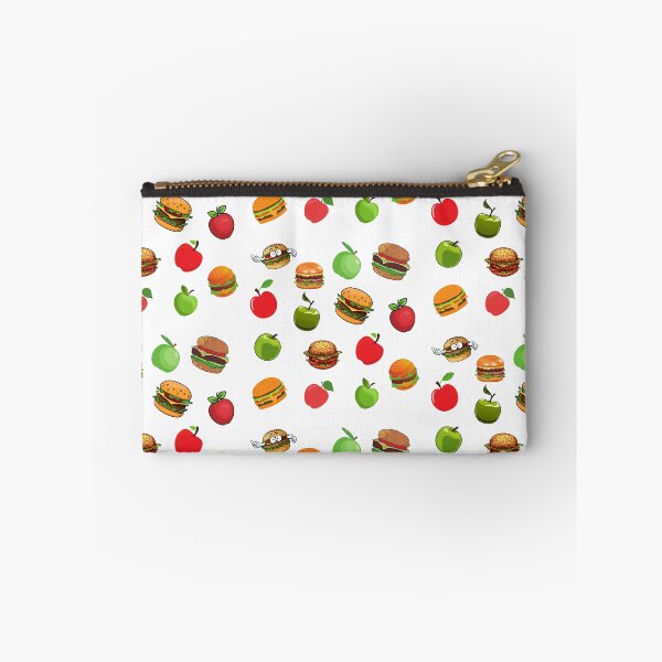 Item preview, Apple and burger pattern designed and sold by YuneDesigns.