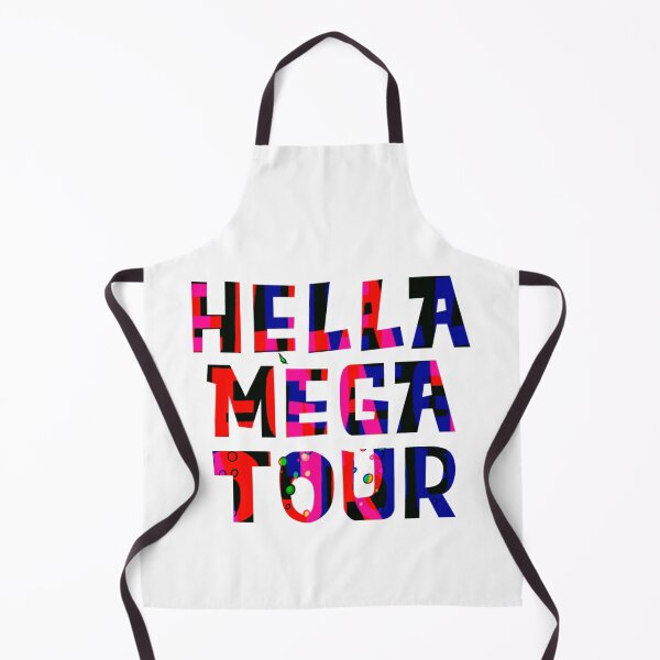 Item preview, trendy hella mega tour 2021 neon print designed and sold by Harshler-Art.