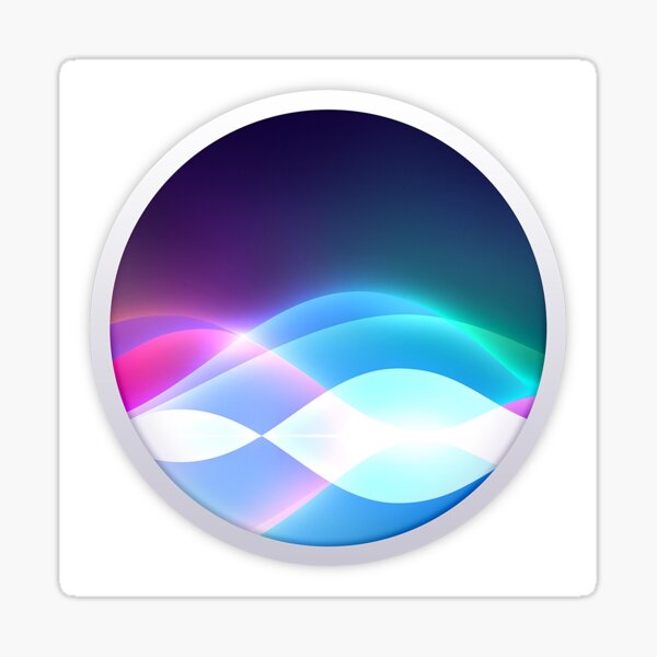 MacOS Sierra Siri Logo Apple Sticker