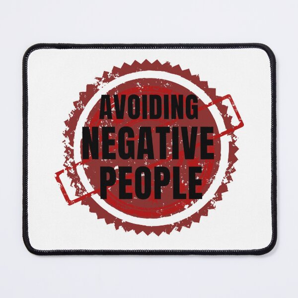 Item preview, Avoid Negative People Stamp designed and sold by Manoroma.