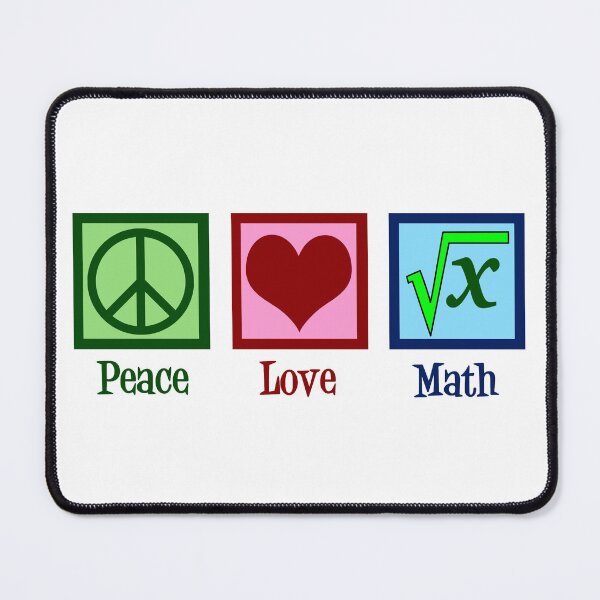 Item preview, Peace Love Math designed and sold by Epic Love Designs.