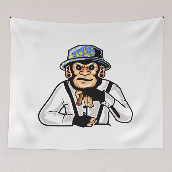 Item preview, Gamble Monkey Smoking  designed and sold by artorno.