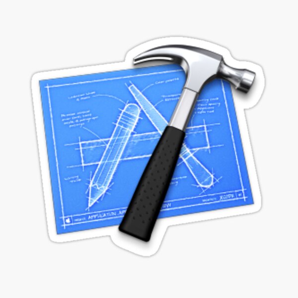 XCode App Logo Apple Sticker
