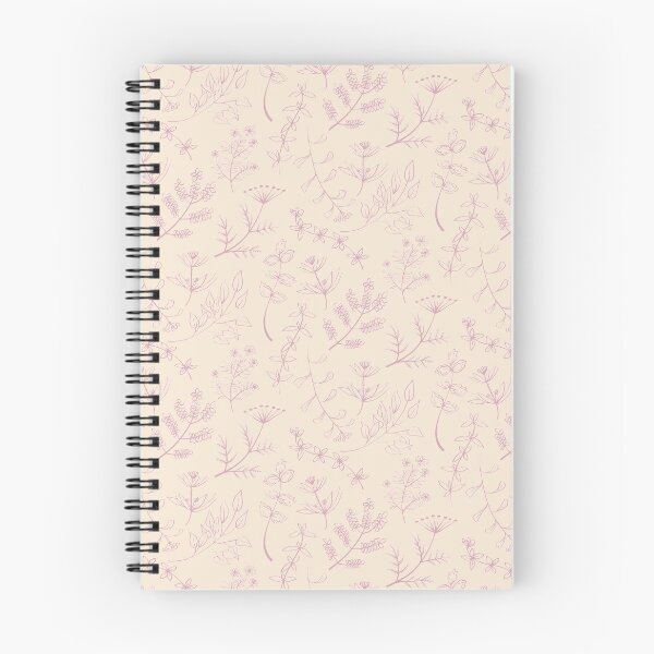 Item preview, Copy of Pink decorative twigs, flowers and leaves pattern designed and sold by Olga Lashko.