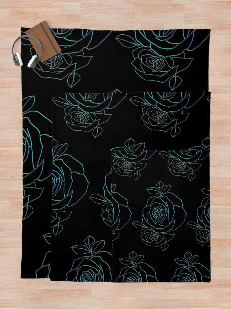 Thumbnail 5 of 6, Throw Blanket, Halsey Roses designed and sold by UnityHorizon.