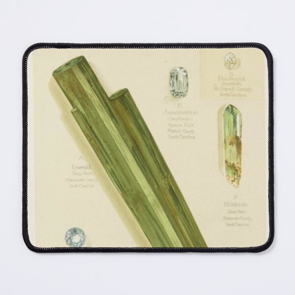 Item preview, Emerald and Aquamarine designed and sold by BlueSpecsStudio.