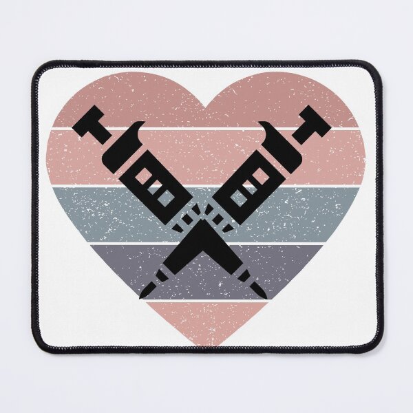 Item preview, PINK HEART SHAPED RETRO TEXTURED SUNSET PIPETTES designed and sold by Hippiesole.