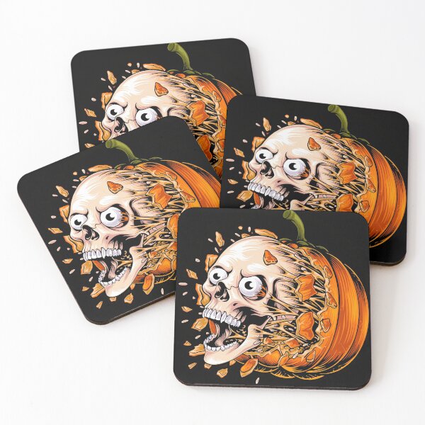 Item preview, pumpkin and skull designed and sold by bisly.
