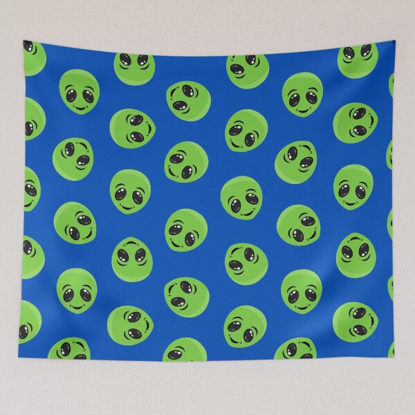 Item preview, Cute Aliens - blue designed and sold by littlearrow.