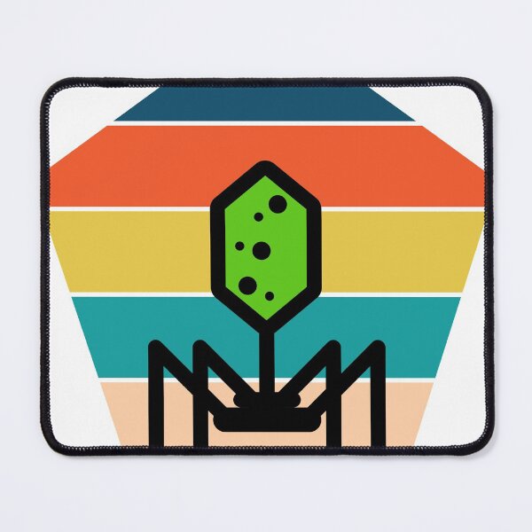 Item preview, 80s ROCK RETRO POLYGON SUNSET PHAGE BACTERIOPHAGE designed and sold by Hippiesole.