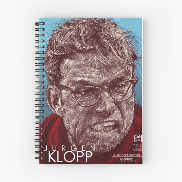 Item preview, Jurgen Klopp - Liverpool FC - Hand Drawn Portrait (KLOPP009) designed and sold by TheKopArtStudio.