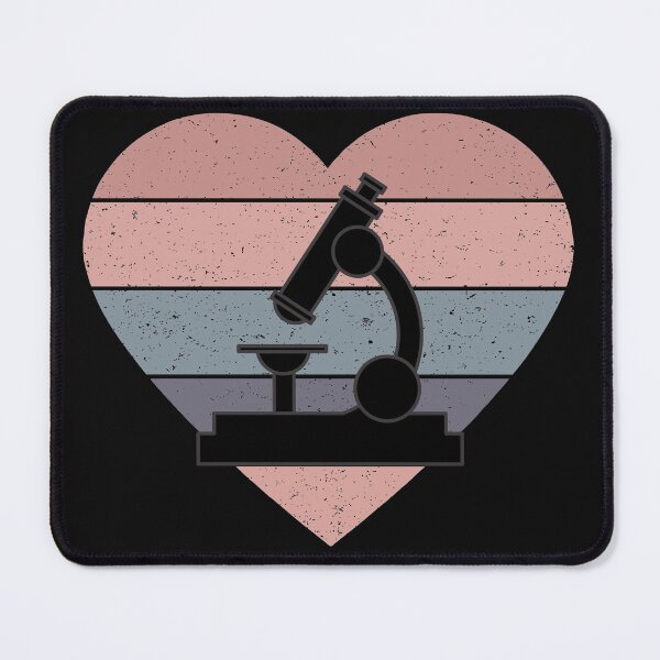 Item preview, PINK HEART SHAPED RETRO TEXTURED SUNSET MICROSCOPE designed and sold by Hippiesole.