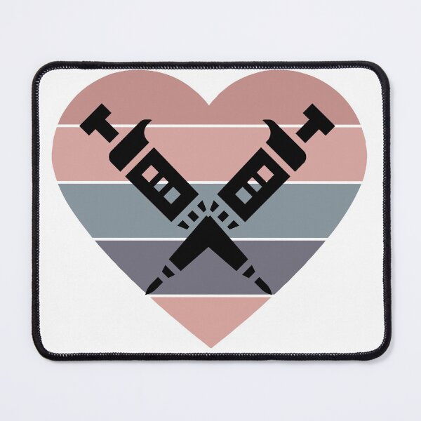 Item preview, PINK HEART SHAPED RETRO SUNSET PIPETTES designed and sold by Hippiesole.