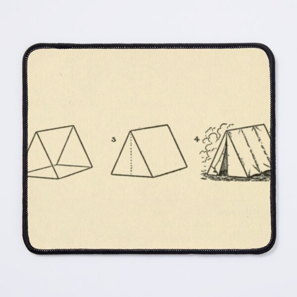 Item preview, How To Draw A Tent designed and sold by BlueSpecsStudio.
