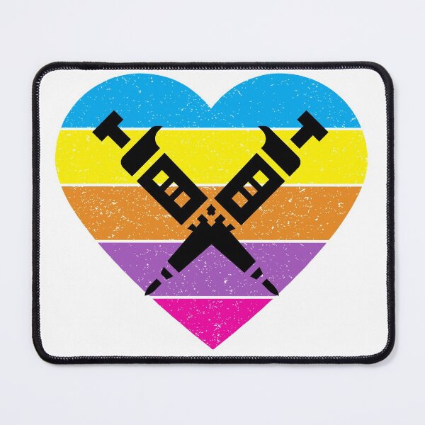 Item preview, PURPLE HEART SHAPED RETRO TEXTURED SUNSET PIPETTES designed and sold by Hippiesole.