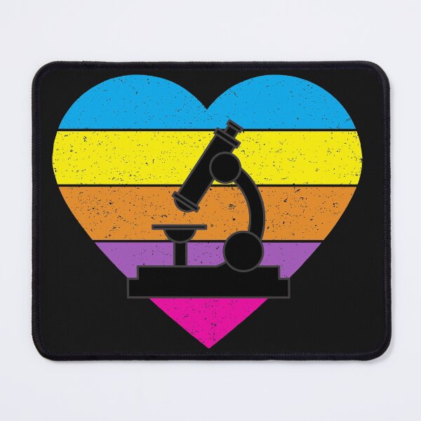 Item preview, PURPLE HEART SHAPED RETRO TEXTURED SUNSET MICROSCOPE designed and sold by Hippiesole.
