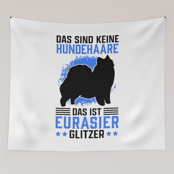 Item preview, Eurasier glitter Asian Spitz family dog designed and sold by madgrfx.